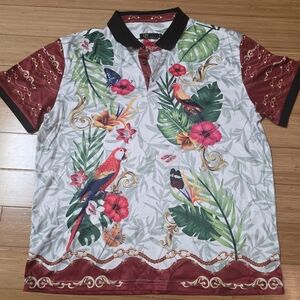 Barocco Urban Fashion Parrot Polo 3XL